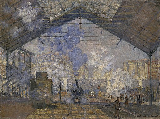 クロード・モネ - サン・ラザール駅, Claude Monet - The Saint-Lazare Station - Google Art Project, Public domain, via Wikimedia Commons.