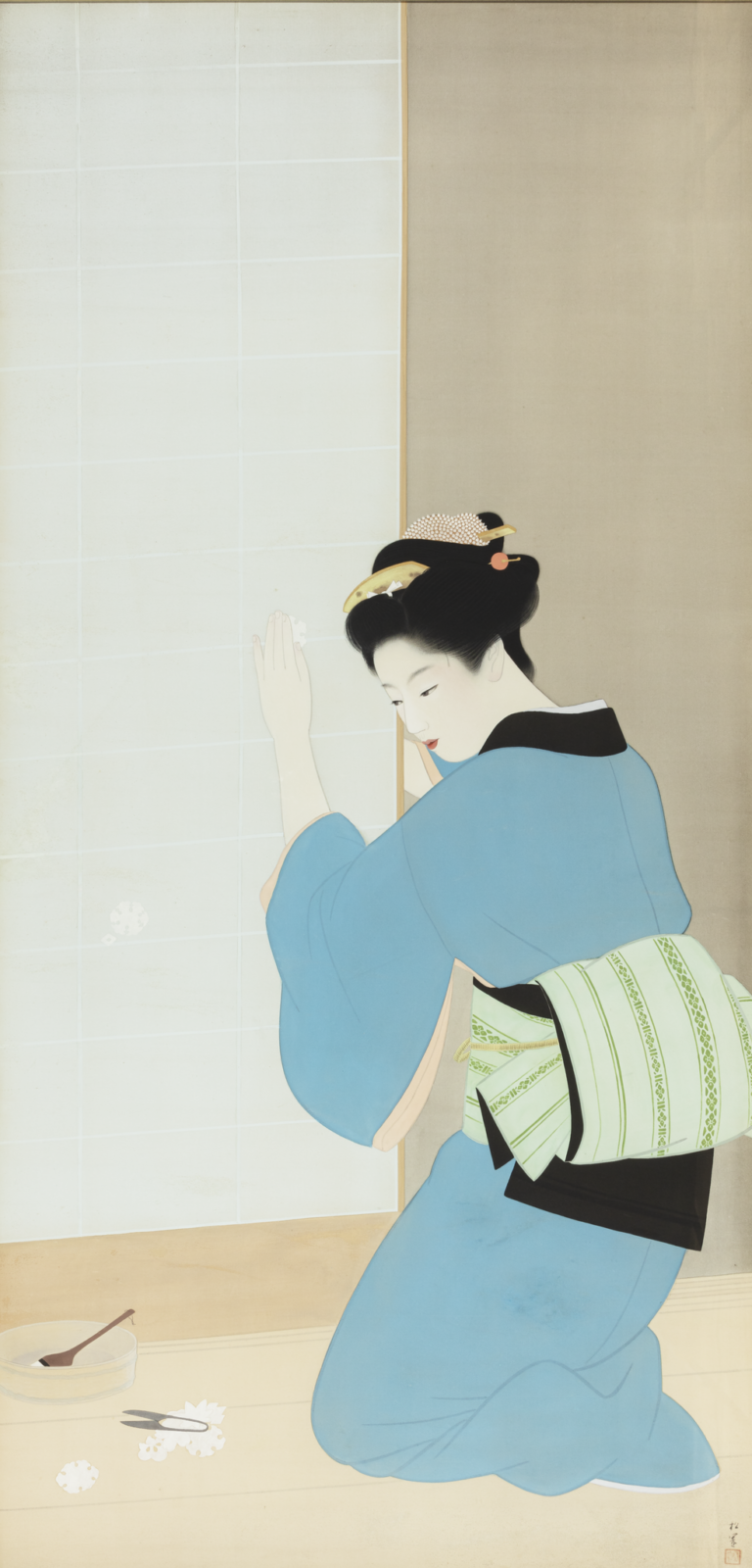 上村松園 《晩秋》1943年 大阪市立美術館 【後期展示】