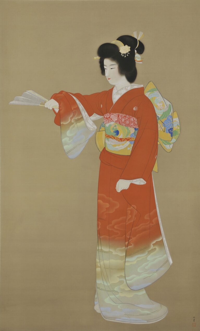 上村松園《序の舞》（重要文化財）1936年 東京藝術大学 【後期展示】