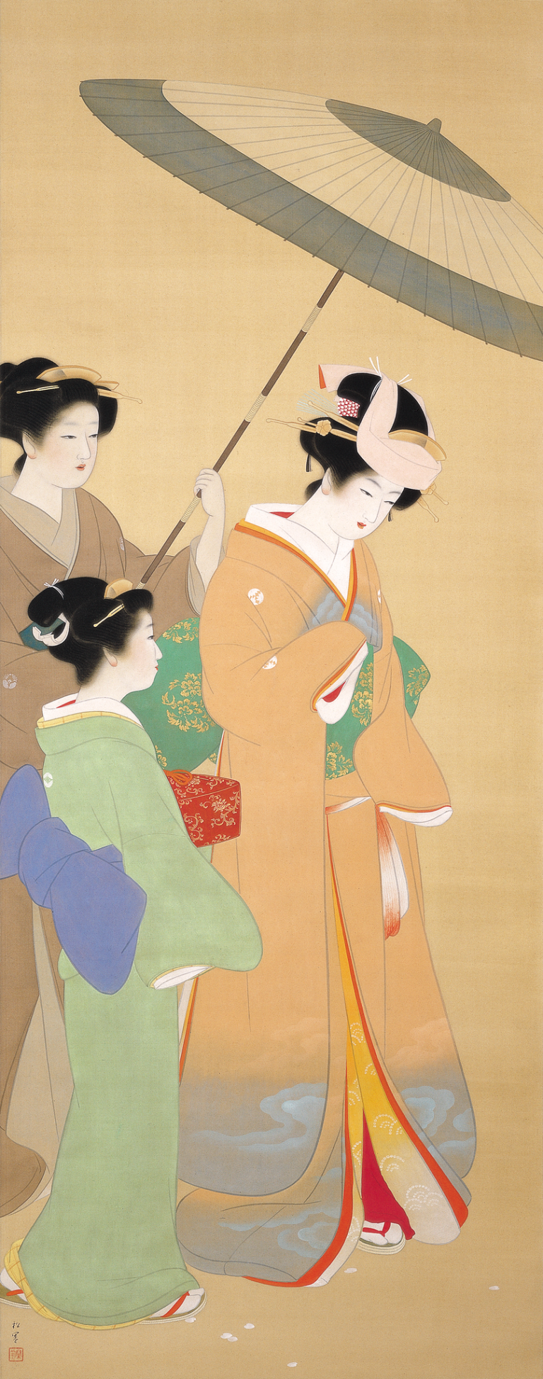 上村松園 《春》1938年 田渕ホールディングス株式会社 【通期展示】