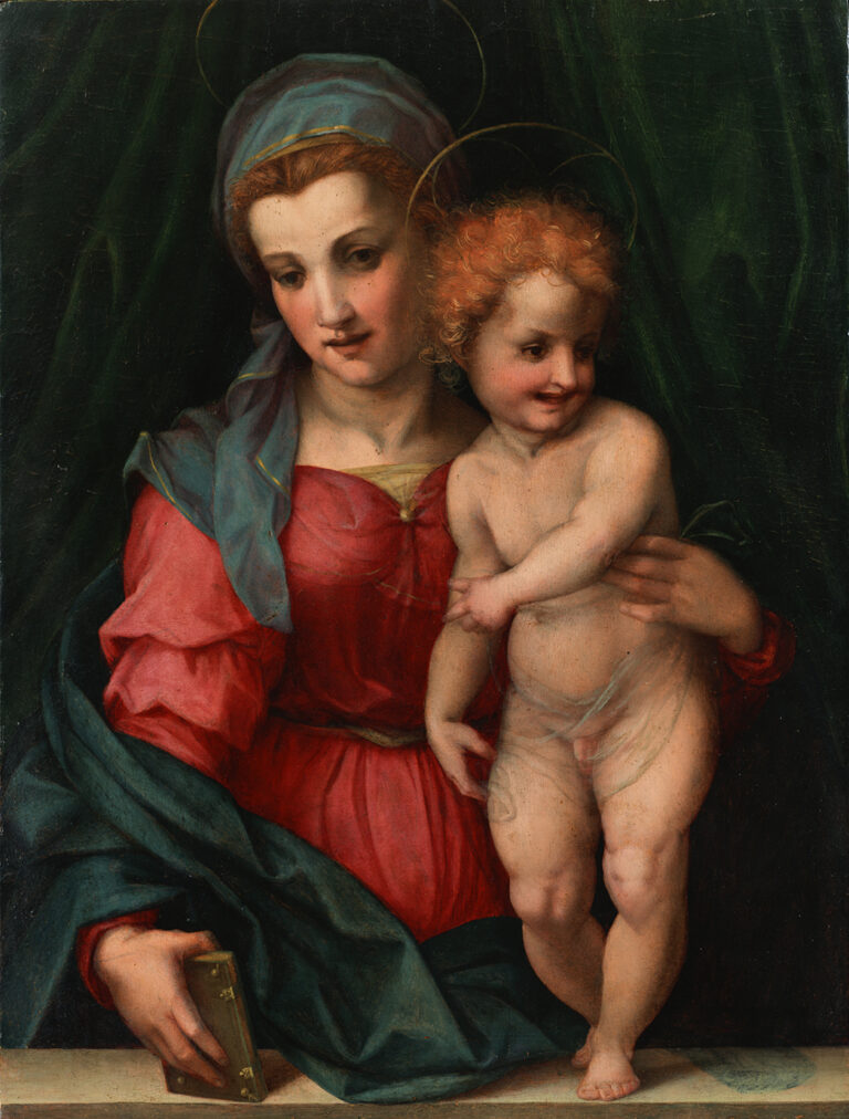アンドレア・デル・サルト《聖母子》　1516年頃　油彩／板　国立西洋美術館