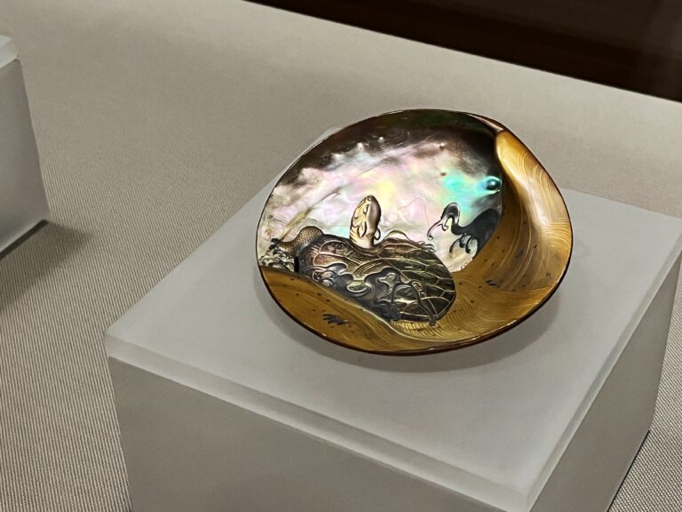 《蓑亀蒔絵杯》江戸〜明治時代・17〜19世紀　カザールコレクション