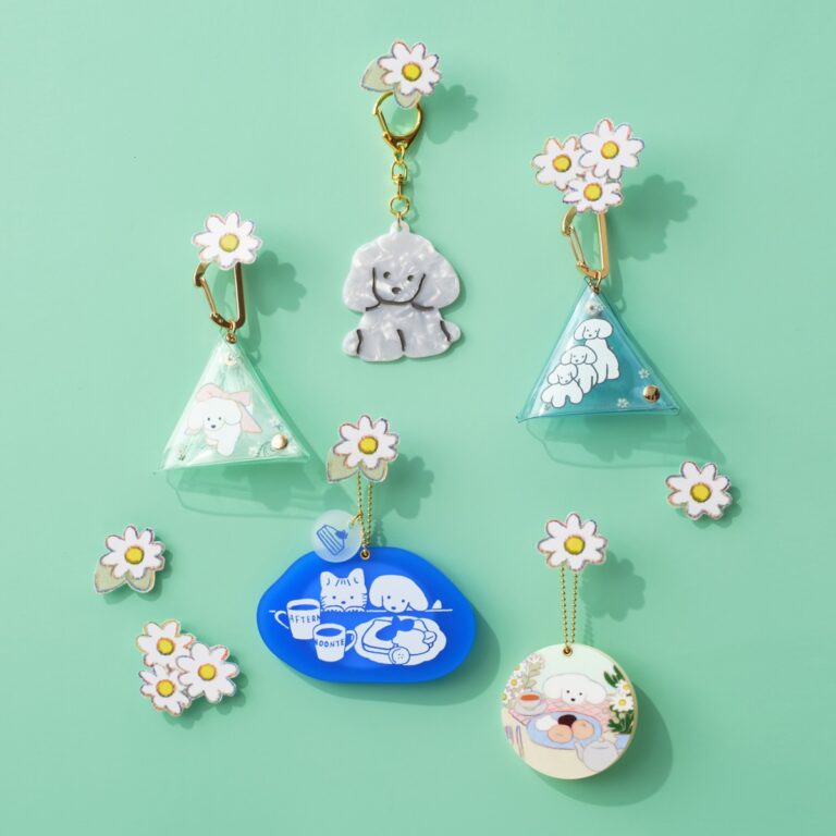 クリアマルチケース(グリーン/ブルー) 各￥1,100