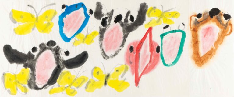 千葉勝　素描「パレルモ」額41.5×44.5絵24×26CM イタリア在住洋画家 i-img854x1200-