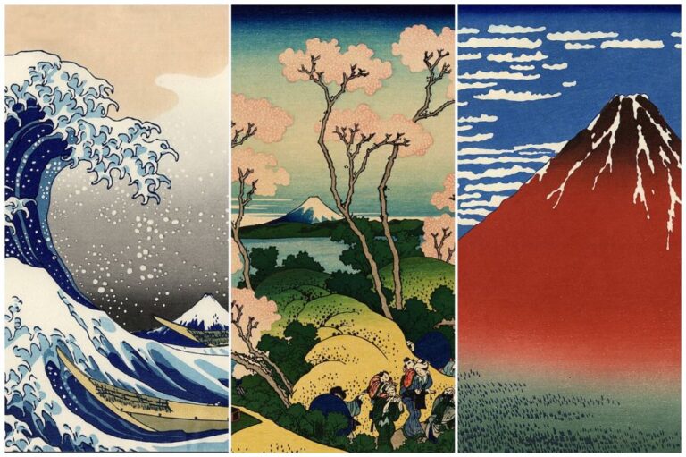キャンバスプリントアート 葛飾北斎 富嶽三十六景 額付き 絵画 キャンバス プリントアート 葛飾北斎の富嶽三十六景 神奈川沖浪