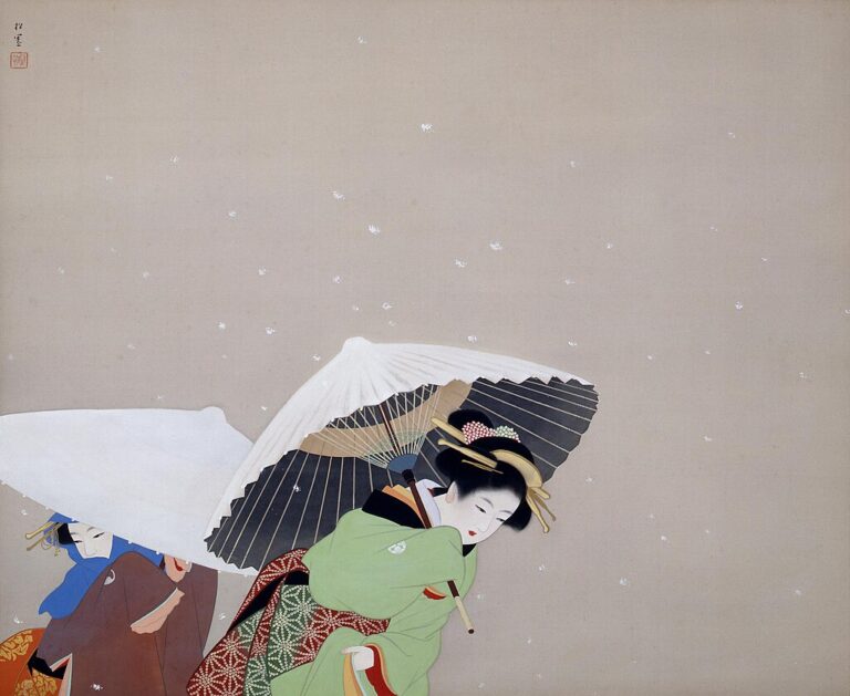 上村 松園の異色作《花がたみ》と《焔》、その真意とは？ | イロハニアート