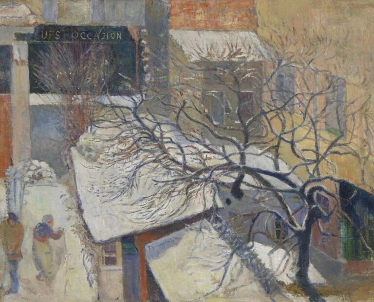 ポール・ゴーガン 《雪のパリ》 1894年 油彩、カンヴァス 72×88cm ファン・ゴッホ美術館、アムステルダム(フィンセント・ファン・ゴッホ財団)