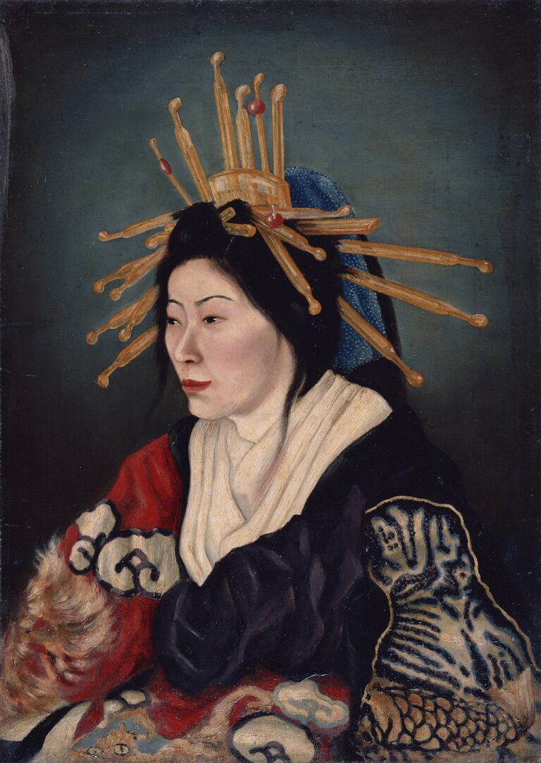 高橋由一《花魁》