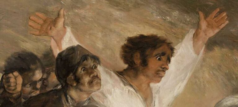 ゴヤ『1808年5月3日、マドリード』3人の男