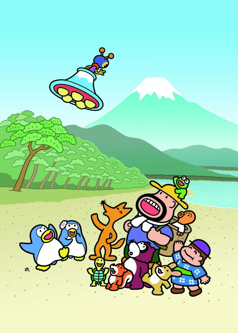 静岡県の景勝地「三保松原」をイメージした作品　　　　　ⓒmeiji adⓒTODA＆HIKONE