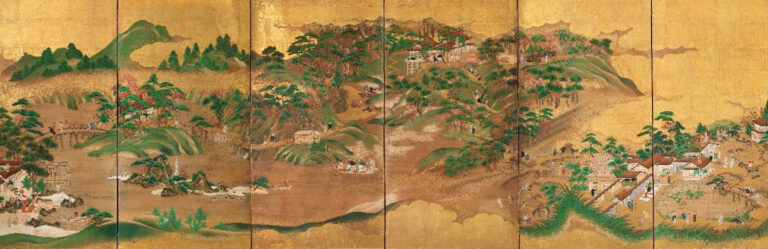 《修学院図屏風》(部分) 江戸時代前期 17世紀