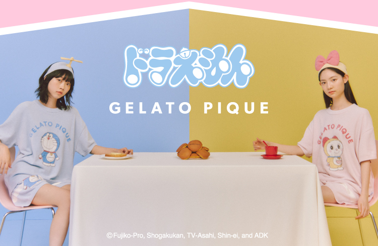 GELATO PIQUE ドラえもん　コラボ　フリースルームウェア　上のみ ドラえもん meets GELATO PIQUE │ gelato pique (ジェラート