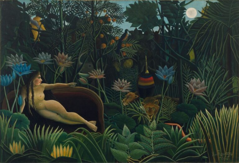 ⑦アンリ・ルソー『夢』（1910）