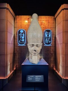 ラムセス2世の巨像の頭部