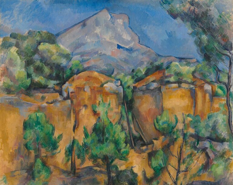 セザンヌ《サント=ヴィクトワール山》(1880年代-1906年)