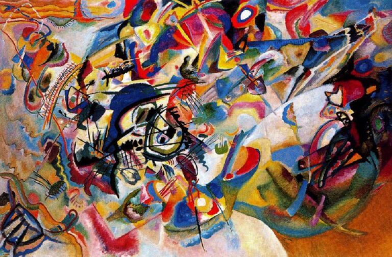 ワシリー・カンディンスキー《コンポジション VII》(1913年)