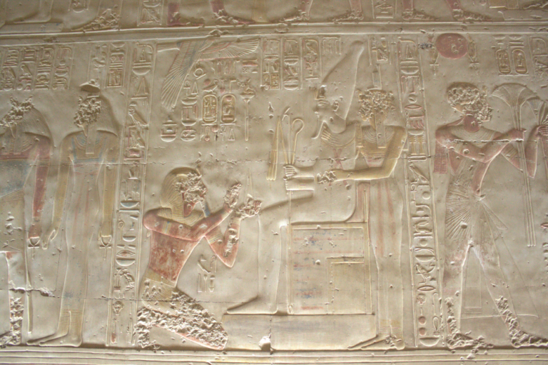 古代エジプト神殿儀礼の壁画