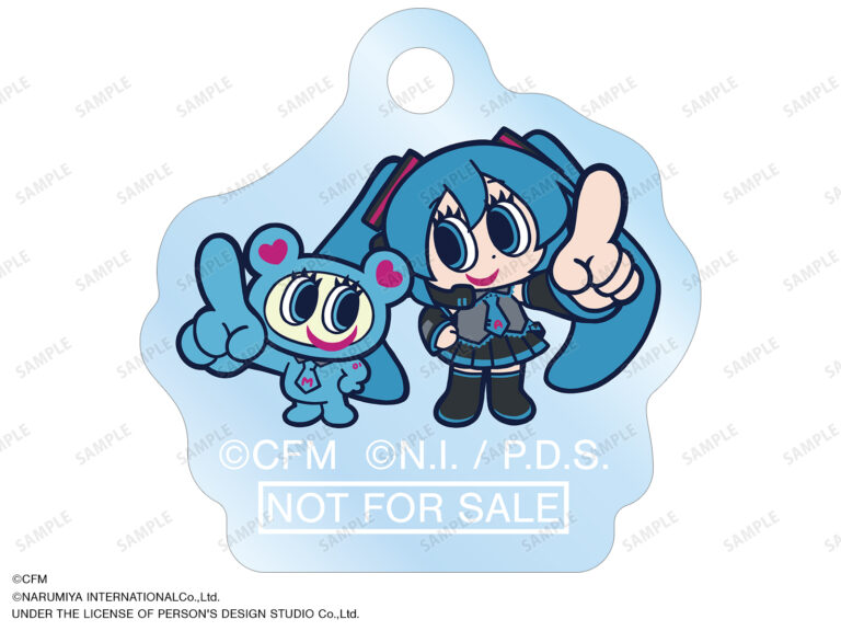 ANGEL BLUEコラボ 描き起こし 初音ミク＆ナカムラくん アクリルチャーム イベント＆AMNIBUS限定特典