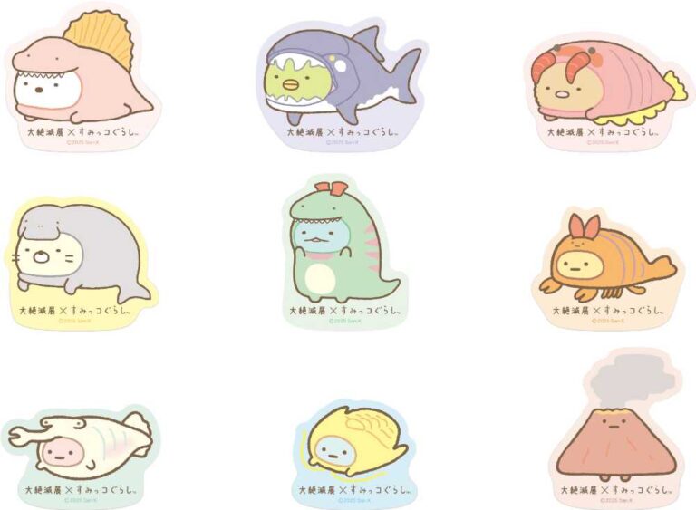 大絶滅展×すみっコぐらしがコラボ！古生物の着ぐるみをまとった「すみ