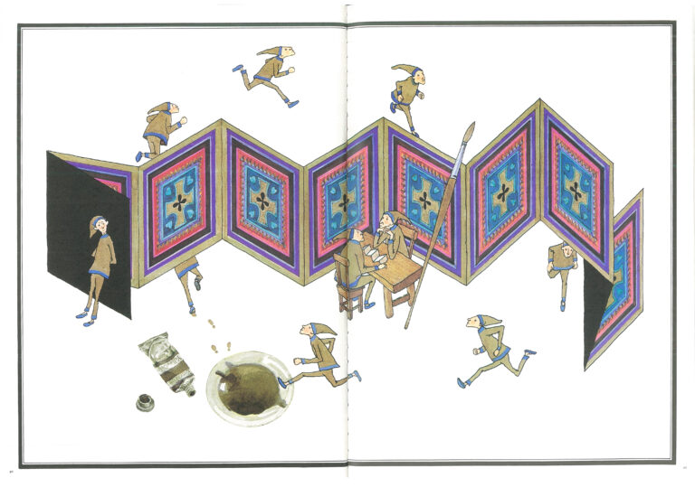 安野光雅 絵『ふしぎなえ』福音館書店（1971年）p.20, 21