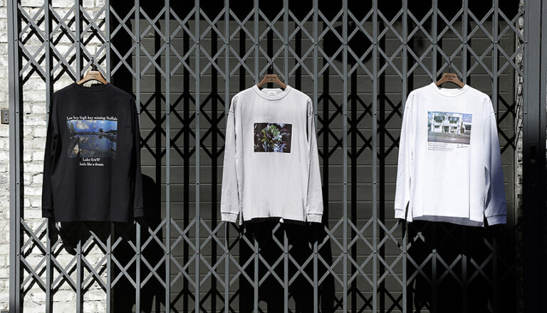 JUN Redとのコラボシリーズ。光の軌跡をデザインに落とし込んだ。