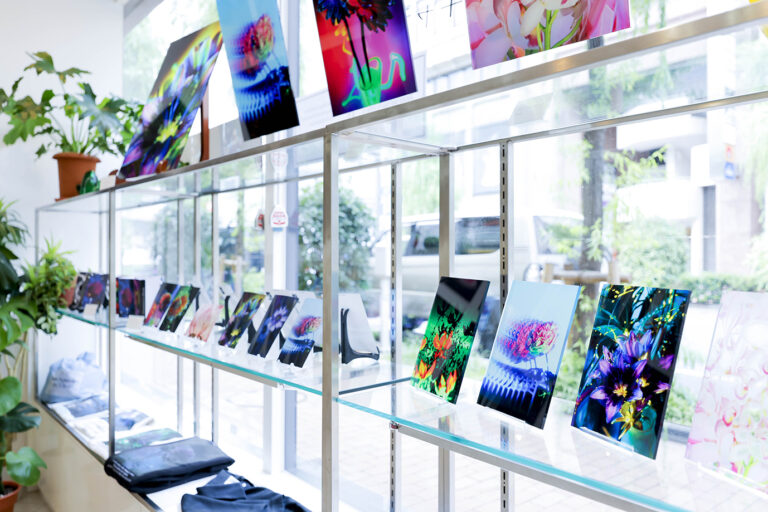 銀座のギャラリーでの展示風景。