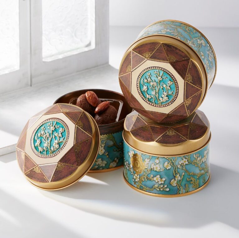 会場限定】ゴッホ『花咲くアーモンドの木の枝』が宝石箱のようなお菓子