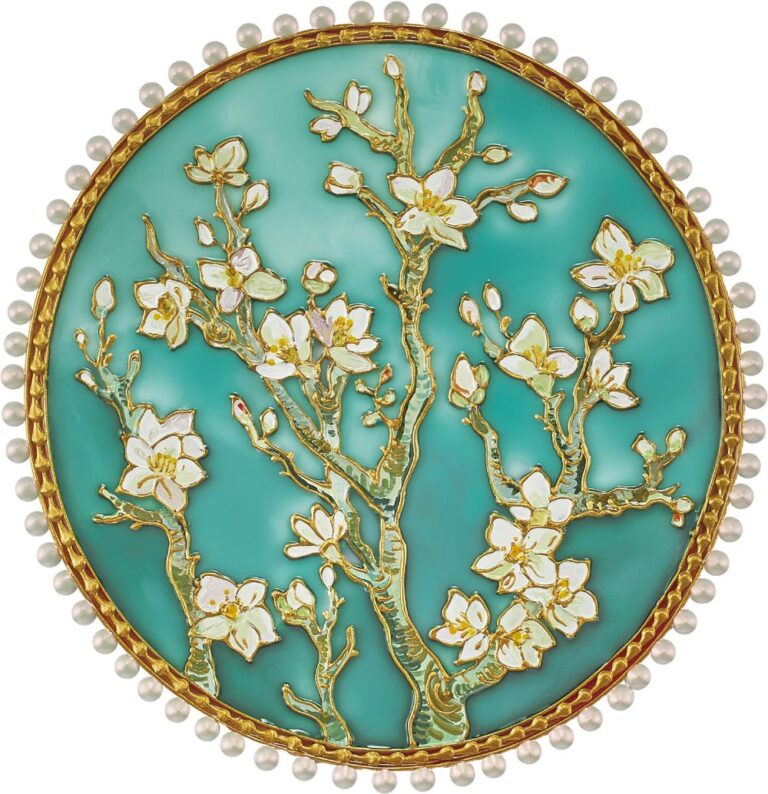 会場限定】ゴッホ『花咲くアーモンドの木の枝』が宝石箱のようなお菓子