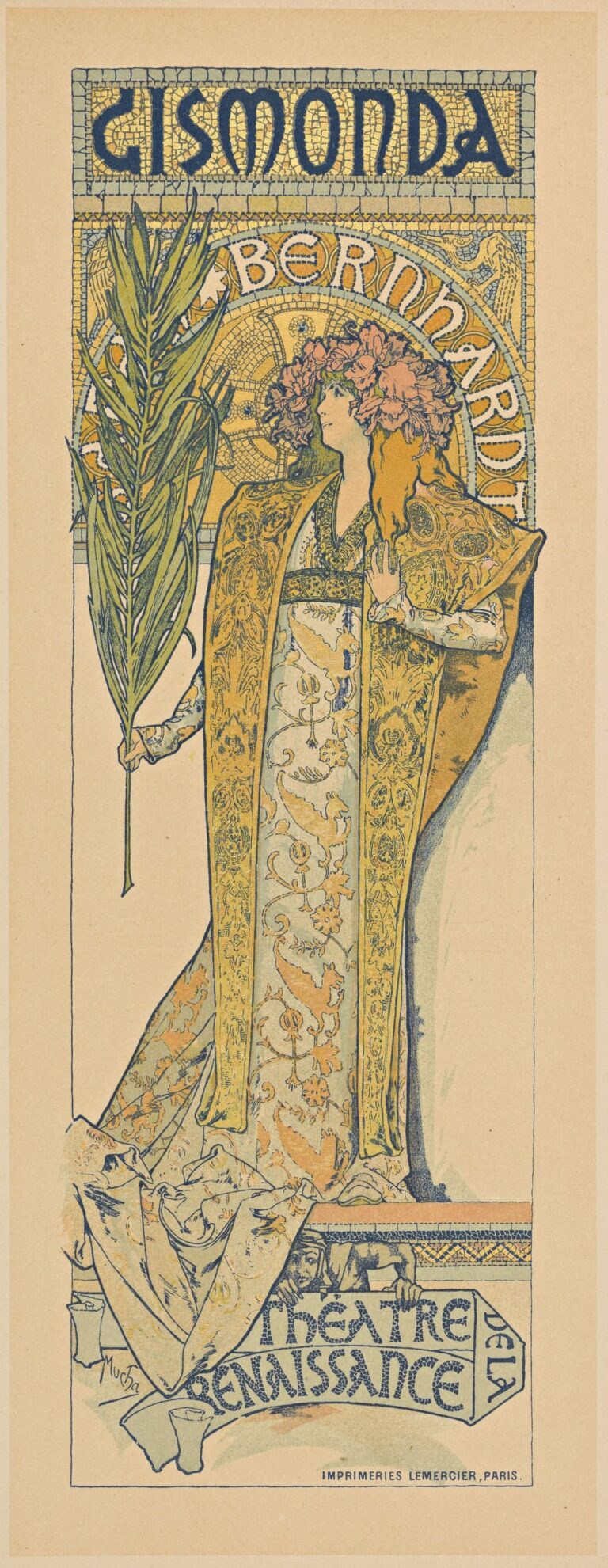 アルフォンス・ミュシャ《ジスモンダ》1894年