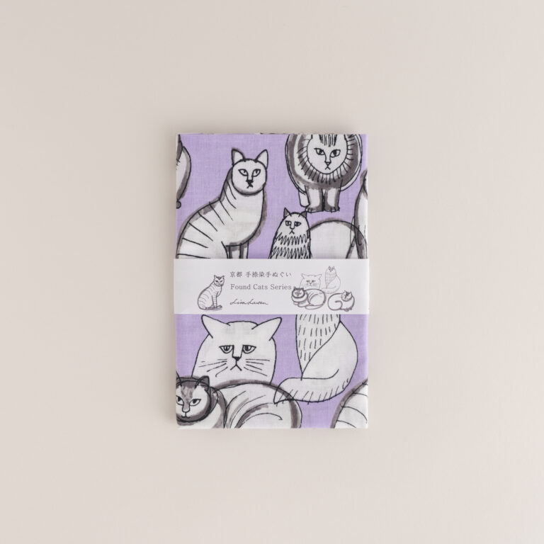 捺染てぬぐい（Found Cats Series）｜各￥2,200（税込）