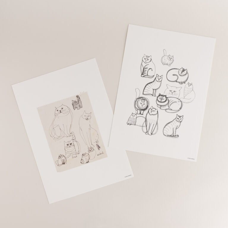 A4カード（Found Cats Series）｜各￥1,210（税込）