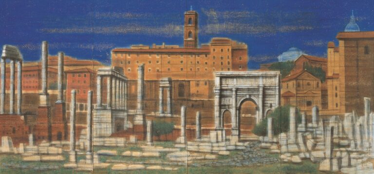 《古代ローマの遺跡 フォロ・ロマーノ》171×364cm 2008年
