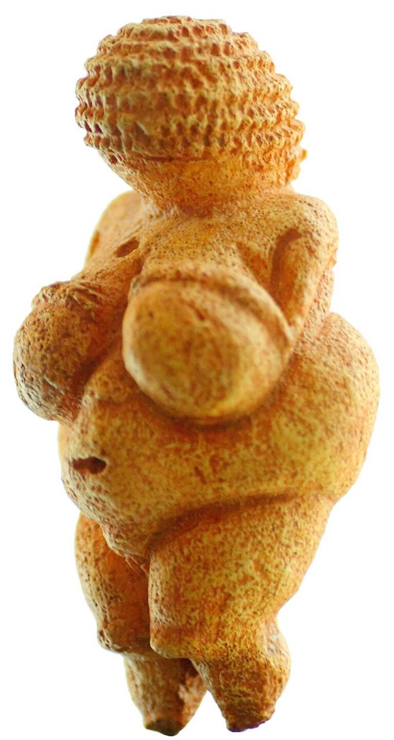 Venus von Willendorf 01, Public domain, via Wikimedia Commons.