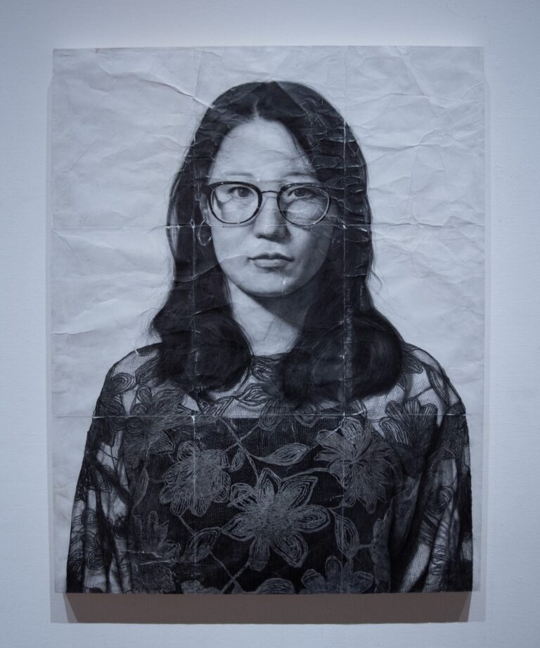 出展作品 pencil and acrylic on panel 1300 × 1010mm 2025