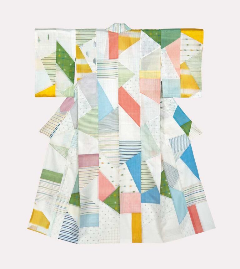 《風露》 2000年　志村ふくみ　絹糸/紅花、藍、刈安、紫根 【後期展示】