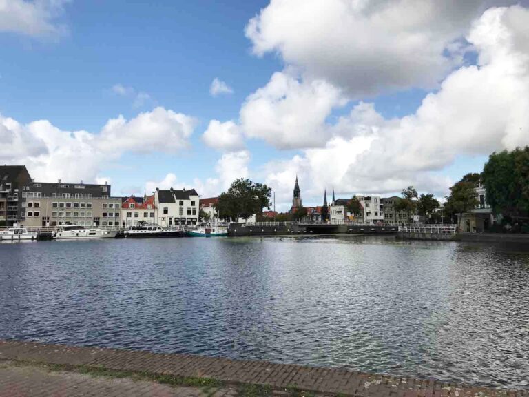 キャプション：デルフトの風景（2019年9月撮影）