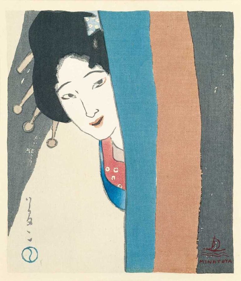 竹久夢二《一座の花形》夢二郷土美術館蔵