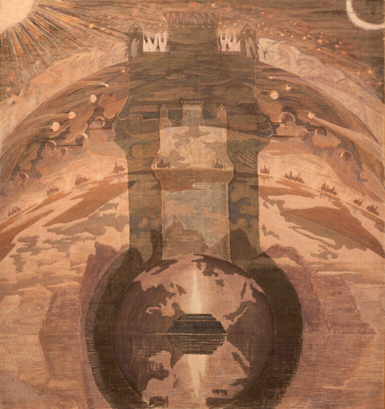 ミカロユス・コンスタンティナス・チュルリョーニス《レックス（王）》1909年、テンペラ/カンヴァス、国立M. K. チュルリョーニス美術館（カウナス）所蔵　M. K. Čiurlionis National Museum of Art, Kaunas, Lithuania.