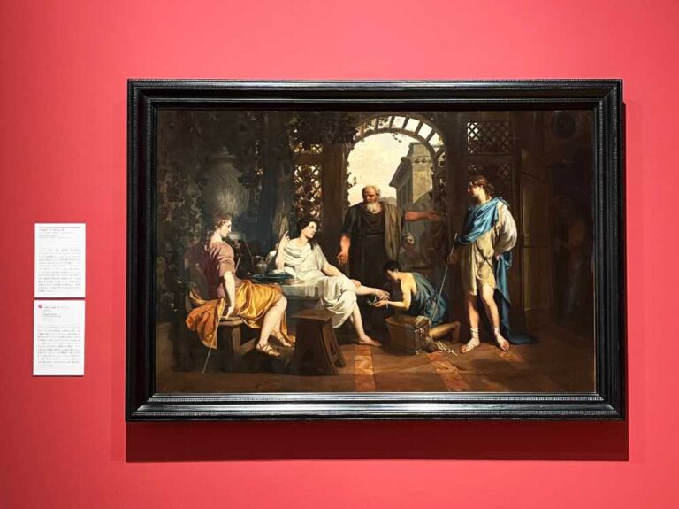 ヘラルト・デ・ライレッセ《天使たちを迎えるアブラハム》17世紀後半　油彩・カンヴァス