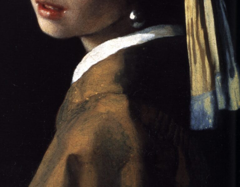 ヨハネス・フェルメール《真珠の耳飾りの少女》（部分）