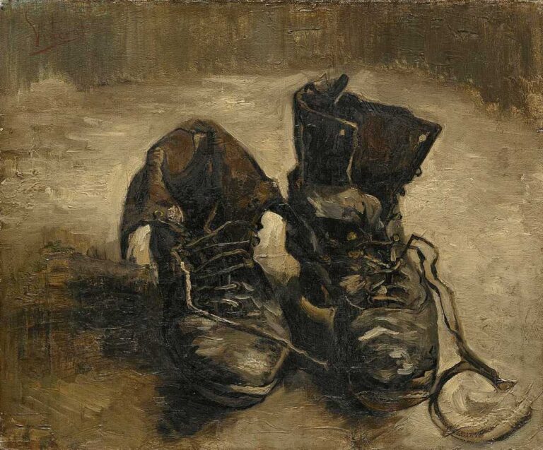 フィンセント・ファン・ゴッホ《靴》（1886年）