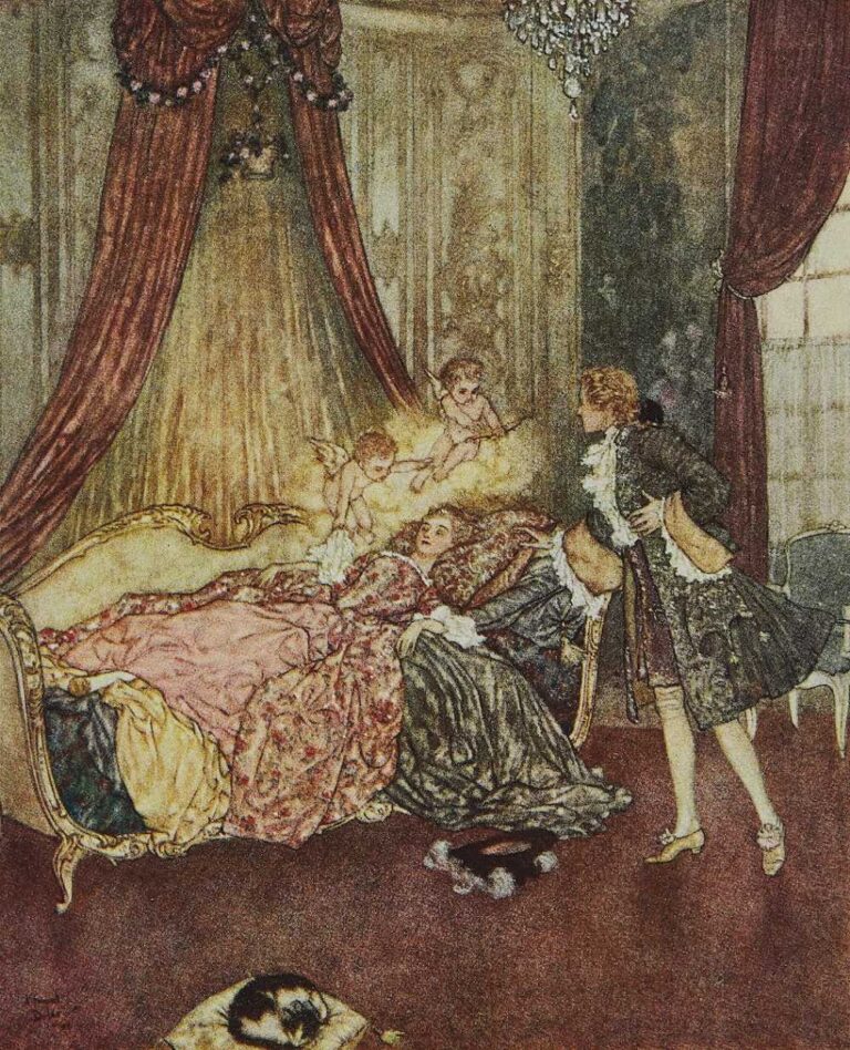 再話：アーサー・クィラー＝クーチ、絵：エドマンド・デュラック「眠れる森の美女」