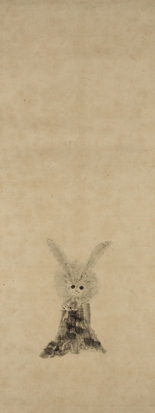 『兎図』（徳川家光）
